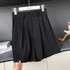 ¡Estilo Dinero Viejo! Shorts de Traje para Mujer de Cintura Alta Adelgazantes Versátiles, Pantalones Deportivos Casuales de Verano Finos Transpirables de Corte Holgado de Cinco Puntos