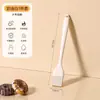 Pincel de Silicone para Óleo Cozinha Grau Alimentício Pequeno Churrasco Raspador Conjunto Pincel de Óleo Ferramenta Resistente a Altas Temperaturas Conjunto Creme