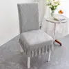 Funda de silla universal para cuatro estaciones para uso en el hogar, respaldo antideslizante todo en uno, funda de silla de comedor integrada, elástica y engrosada