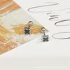 Color acero plata Serie Acero titanio material incoloro superventas nuevo superventas aretes de tornillo tachuelas para cartílago