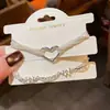 Pulsera de Corazón con Lazo de Circonita Estilo Coreano, Dulce y Elegante, Exquisita y Versátil, Joyería de Lujo Ligero y de Alta Gama