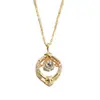 Collar Inteligente de Plata de Ley S925 Chapado en Oro de 14K con Recorte de Corazón para Mujer, Diseño de Nicho para Ropa de Trabajo, Lujo Accesible, Cadena para Clavícula