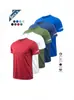 Camiseta Deportiva de Manga Corta para Hombre Multipièce Talla Europea Transpirable de Secado Rápido para Correr Azul Fútbol Entrenamiento Fitness Ropa Casual