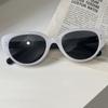 Gafas Ojo de Gato Verano Anti-UV Muestra Cara Pequeña Gafas de Sol Avanzadas Gafas de Sol con Protección Solar Gafas para Fotos Modernas