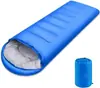 Saco de dormir de poliéster para camping, para adultos, al aire libre, cálido, de algodón, tipo sobre, engrosado, venta directa de fábrica