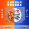 Bolsa de conservación de calor con película de aluminio súper grande tridimensional grande elevación pizza cangrejo peludo conservación de frescura aislamiento térmico bolsa de almacenamiento en frío para llevar