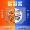 Bolsa de aislamiento de papel de aluminio tridimensional desechable para mariscos, pizza, comida, barbacoa, empaque, bolsa fría para llevar con aislamiento térmico