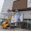 Plataforma de Trabajo Aéreo Jiangling Nacional Sexta Placa Azul 21 23/ 28m con Cabrestante Vehículo Aéreo de Elevación a Gran Altura Brazo Recto