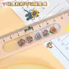 Regla Kapibala para Agitar y Deslizar Linda Papelería para Estudiantes de Primaria Pequeño Regalo Escala de Medición para Dibujo Venta al por Mayor