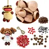 Boneca de Casca de Fruta Pacote de Material DIY Artesanal Criativo Acessórios de Lã Encaracolada para Ursinhos Acessórios de Joias Artesanais para Crianças