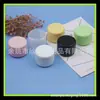Pote de plástico frasco pp 100ml cor frasco de boca larga frasco para creme frasco para máscara capilar barril para máscara 100g filme de lama frasco cilíndrico reto