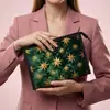 Bolsa de Cosméticos de Malla Estilo Barroco Estampado Transfronteriza Portátil de Gran Capacidad Transpirable Bolsa de Almacenamiento
