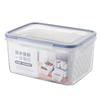 Caja de conservación sellada para alimentos de cocina, escurridor de frutas y verduras, caja de almacenamiento de plástico con tapa, refrigerador, congelador, caja de almacenamiento fresco