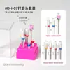 Conjunto de 7 Peças de Brocas Cerâmicas, Brocas de Tungstênio para Remoção de Unhas, Ferramentas para Pré-Processamento de Manicure, Abertura de Bolso para Manicure