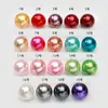 Accesorios para Cadena de Teléfono DIY Acrílico Colorido Corazón Girly Redondas Cuentas Colgantes Color Caramelo Materiales para Enhebrar
