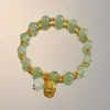 Popular Pulsera Dulce Sueño de Flores Estilo Hada Danza de Flores Pareja DIY Hecho a Mano Regalo para Mejor Amiga y Novia