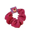 Novo Scrunchie Urso Morango Versão Coreana Corda de Cabelo Veludo Ins Clipe de Cabelo Urso Fofo Celebridade da Internet Corda de Cabelo Outono e Inverno