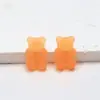 Arte de Unha Degradê Imitação Ursinho Gummy Decoração 3D Resina Gelatinosa Acessórios Adesivos de Unha Strass Atacado