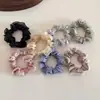 Malla Fresca Suave Simple Volante Anillo de Intestino Delgado Alta Elasticidad Duradero No Lastima el Cabello Lazo Elástico para el Cabello Cuerda Elástica para el Cabello Accesorios para el Cabello