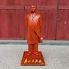 Adornos de Talla de Madera de Ébano Gran Estatua Estatua de Pie Artesanías de Madera Hechas a Mano Flores Regalos Decorativos Creativos