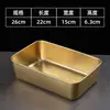 Contenedor de Acero Inoxidable para Alimentos con Tapa Cuadrado Lonchera Almacenamiento en Refrigerador Preparación para Olla Caliente Lonchera para Exteriores Caja Cuadrada Pequeña Regalo