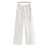 EspecialNiu Da Xia 2026 Tallas Grandes Pantalones Largos Rectos de Pierna Nueva Moda de Primavera para Mujer Oculta la Gordura Pantalones de Largo hasta el Suelo para Hermanas Gorditas 9922