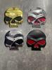 Pegatina de calavera de metal personalizada en 3D para coche, con logotipo de Wansheng Harley, para la cola, lateral y la cabeza.