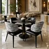 Juego de Mesa y Sillas para Restaurante Juego de Mesa y Sillas para Cafetería de Té de Leche Mesa y Sillas para Hotel Comercial Restaurante Cafetería de Ocio