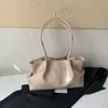 2026 Nova Bolsa de Axila Retro Simples Versátil Outono Feminina Grande Capacidade Manual para Deslocamento Bolsa Tote de Ombro Único