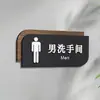 Señales Acrílicas para Baños de Hombres y Mujeres, Señales para Puertas de Baños de Hoteles y Restaurantes, Señales de Baño de Doble Cara