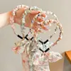 Diadema de Malla Dientes de Super Hada para Niñas Estilo Pastoral Francés Organizador de Cabello Rizado para Niñas Diadema Antideslizante No Tira del Cabello Pinza para el Cabello