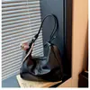 2026 Nueva Moda Ins Estilo Coreano Retro Color Sólido Versátil Bolso de Hombro Cruzado Casual para Mujer para el Trabajo y los Viajes Diarios