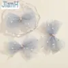 Lazo de Malla de Perlas con Clavos de Sauce Accesorios para el Cabello Japoneses y Coreanos para Niños Accesorios para la Cabeza Accesorios para Bolsas de Ropa DIY