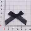 Ganchillo de Doble Tira Borde Ondulado Lazo Atado a Mano Accesorios de Tela Ropa Sombreros Calcetines Accesorios Materiales Hechos a Mano DIY
