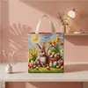 Sacolas laminadas de TNT mais vendidas internacionalmente, sacolas de praia da série coelhinho para crianças, sacolas de presente para aniversários infantis