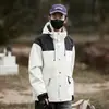 Outdoor Charge Clothing Anti-salpicos de água unissex três em um corta-vento destacável forro de lã jaqueta de montanhismo