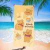 Toalla de Playa de Dibujos Animados de Winnie the Pooh para Nadar en el Mar, Toalla de Baño de Dibujos Animados de Secado Rápido y Absorbente, Linda y Personalizada Especial para Bañarse