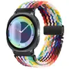 Adecuado para Samsung Watch8 Correa Trenzada Elástica de Arcoíris con Hebilla de Paracaídas Nueva Correa Deportiva para Smartwatch