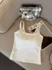 Camisola Sexy de Primavera e Verão, Peça Externa Slim, Costas Bonitas com Laço, com Bojos, Roupa Íntima Anti-Exposição Feminina, Fabricante