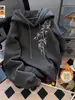 Nueva Sudadera con Capucha Estampada Estilo Chino para Hombre, Otoño e Invierno Nueva Gruesa de Forro Polar Tendencia Estilo Nacional Holgada Chaqueta de Peso Pesado