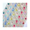 Estilo Étnico Colorido Renda Bordada com Lantejoulas Renda 4,5cm Punho de Roupa Infantil Acessórios de Joalheria Renda Lolita