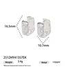 Pendientes Trenzados Bicolor Oro y Plata, Pendientes Exquisitos y de Estilo Sencillo Otoño e Invierno para Mujer, Pendientes Bicolor al por Mayor