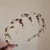 Diadema de Onda Coreana para Mujer, Diadema Alta de Calavera con Pinza para el Cabello Dentada, Accesorios para el Cabello, Pasador Deportivo Especial para Recoger el Cabello para Lavarse la Cara