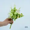 Kit de Materiales DIY de Flor Artificial Rosa, Rosas Pequeñas Frescas, Flores Atadas a Mano, Botella de Aromaterapia, Imán para Refrigerador, Decoración de Arreglo Floral