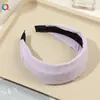 Diadema Suave de Esponja con Ala Ancha para Mujer, Realza la Apariencia de la Cabeza, Adecuada para el Uso Diario, Hace que el Rostro Parezca Más Pequeño, Venta al por Mayor de Accesorios para el Cabello