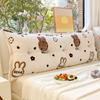 Cojín de Cabecera Bolsa Suave Niños Anticolisión Cama Almohada Larga Dormitorio Sofá Balcón Ventana de Bahía Protector de Cintura Respaldo Extraíble y Lavable