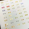 "Serie Animales" Acero de Titanio Transfronterizo Chapado en Oro Real de 18K, Nicho, Sencillo, Versátil, Modelo Caliente de Venta Directa de Fábrica