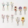 Conjunto da Moda Tendência Metal Ferro Floral Pendurado na Parede Decoração de Parede Minimalista Moderna Presente de Inauguração Frete Grátis