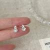 Brincos de Zircônia Estrela para Mulheres Pequenos Exquisitos Minimalistas Cochlear Stud Piercing Cartilagem da Orelha Brincos Versáteis Doce Design Nicho