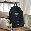 Mochila transfronteriza para mujer, estilo japonés ins, nueva de alta apariencia, estilo universitario, mochila de mariposa, bolsa ligera de doble hombro para estudiantes de secundaria y preparatoria
